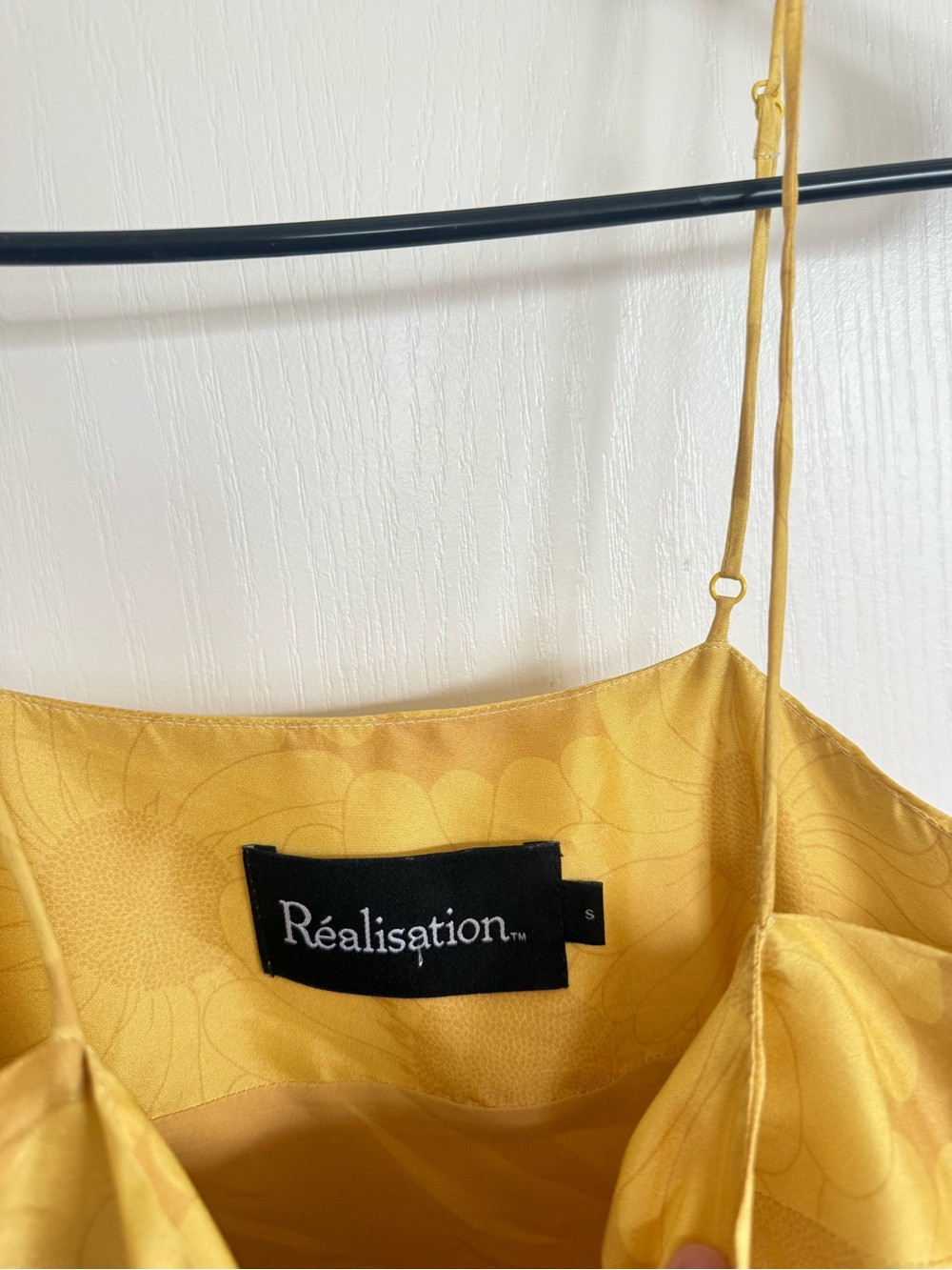 Realisation Par Christy Silk Mini Dress in Sunflower - Picture 4 of 7